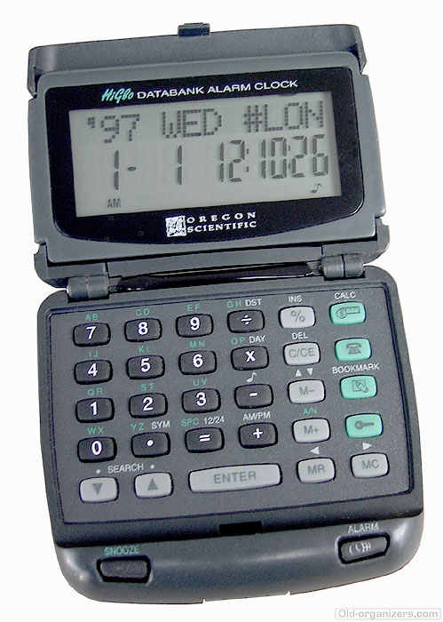 Oregon Scientific HiGbo Databank Alarm clock_2